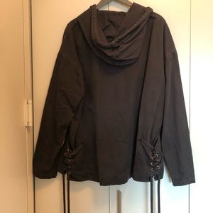 Acnes Studios Hoodie w/ lace through detail